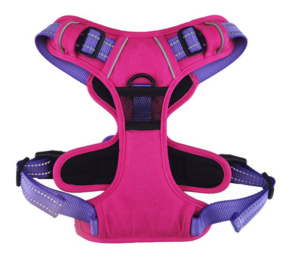 no pull dog harness for large dogs pink