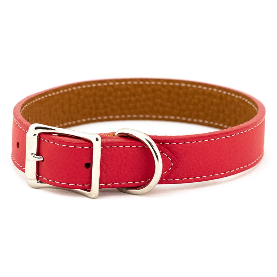 Palermo Italian Leather Dog Collar