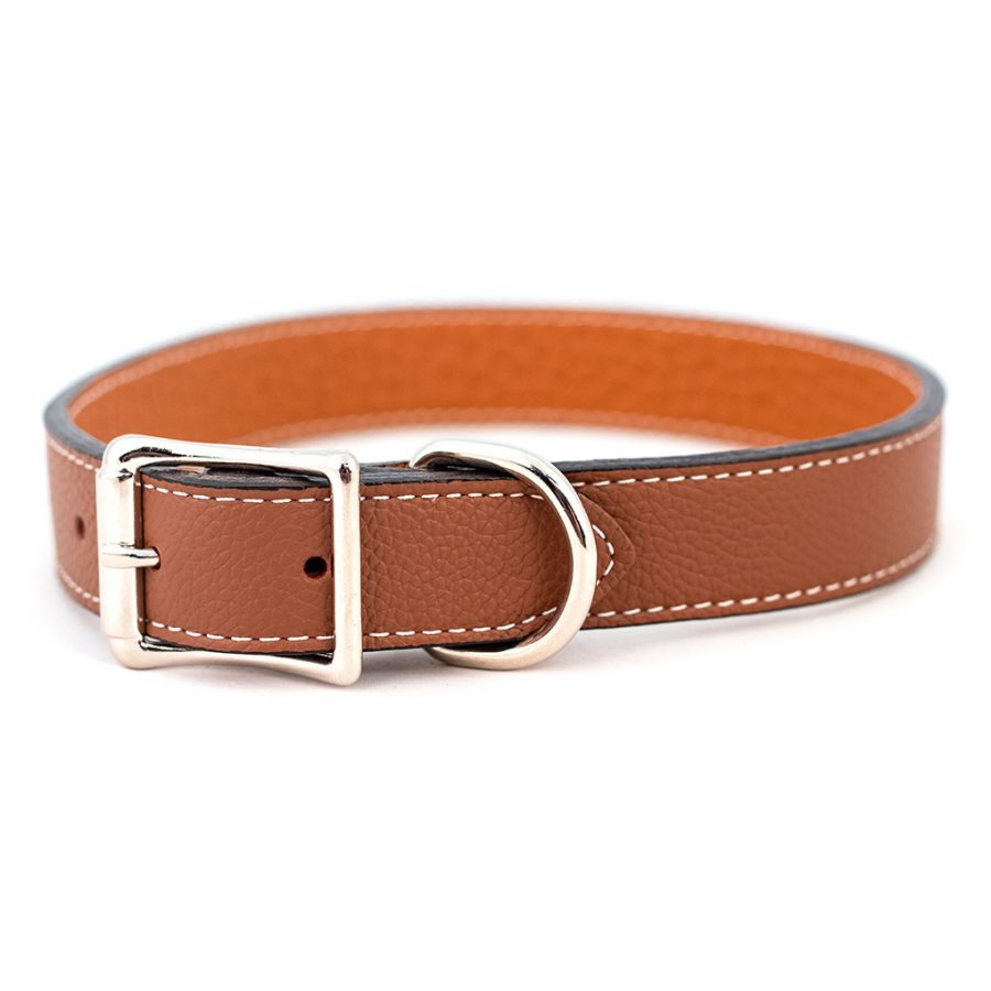 Palermo Italian Leather Dog Collar