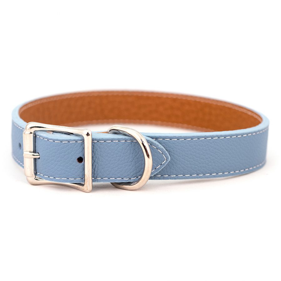 Palermo Italian Leather Dog Collar