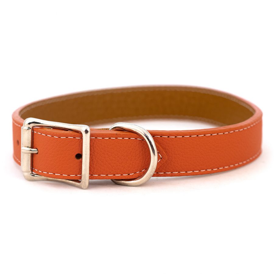 Palermo Italian Leather Dog Collar