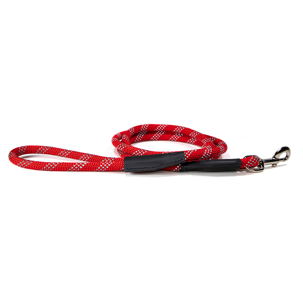 Reflective Rope Dog Leash Snap End
