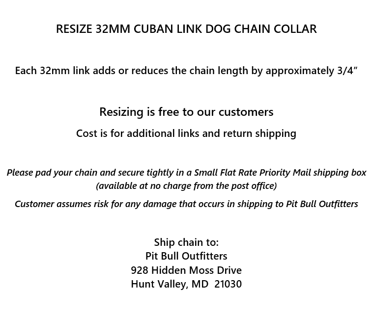 Resize 32mm Chain Collar