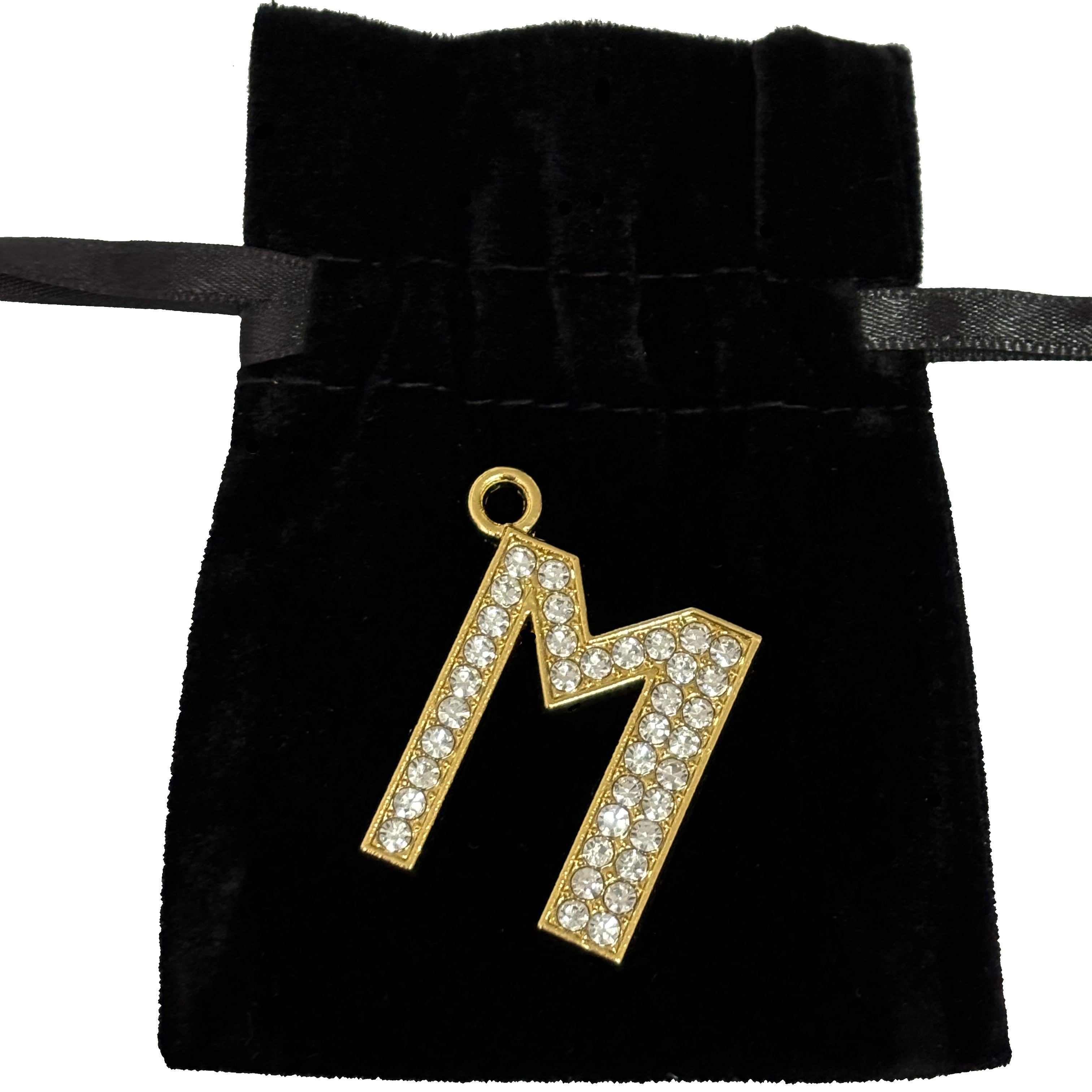 Dog Collar Rhinestone Letters
