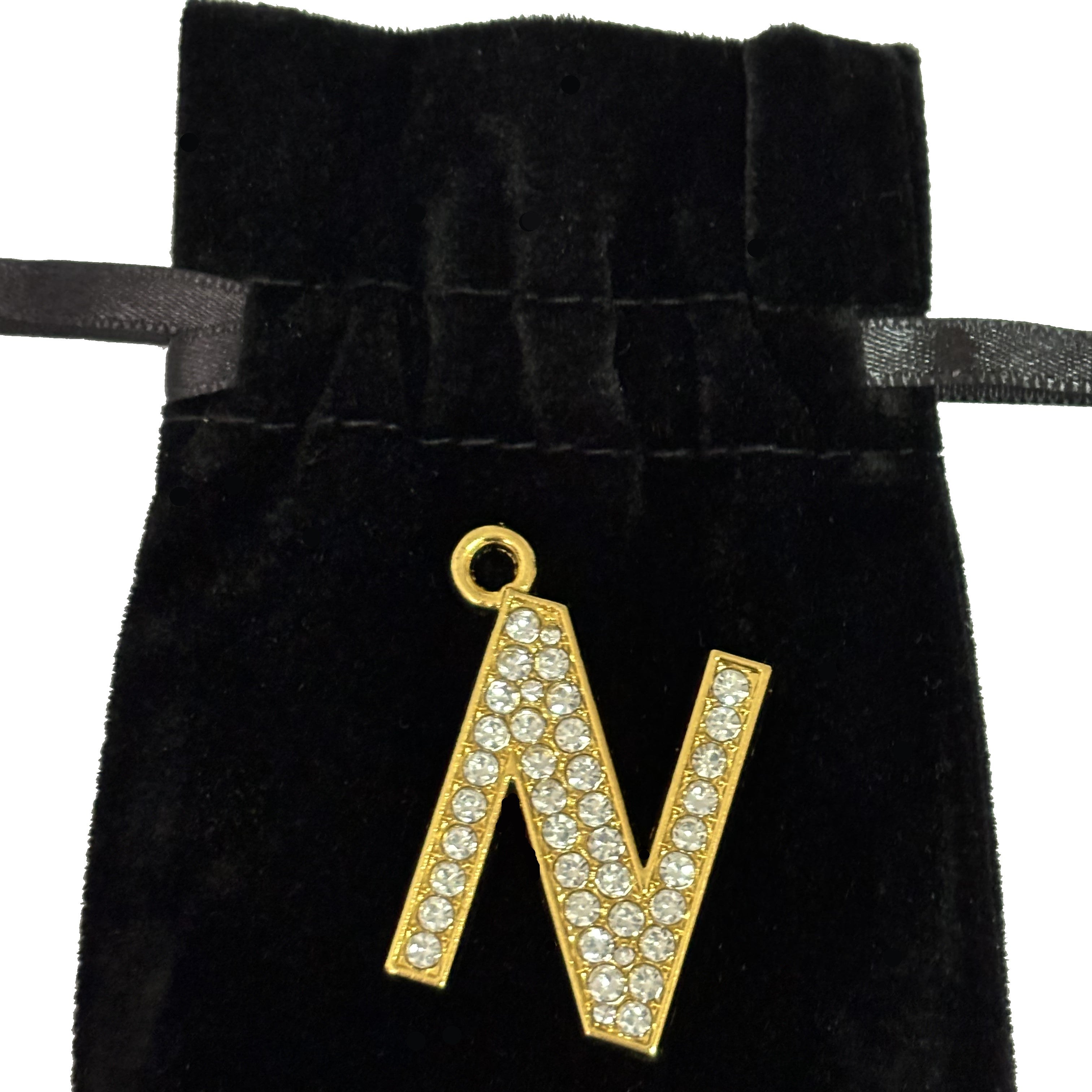 Dog Collar Rhinestone Letters