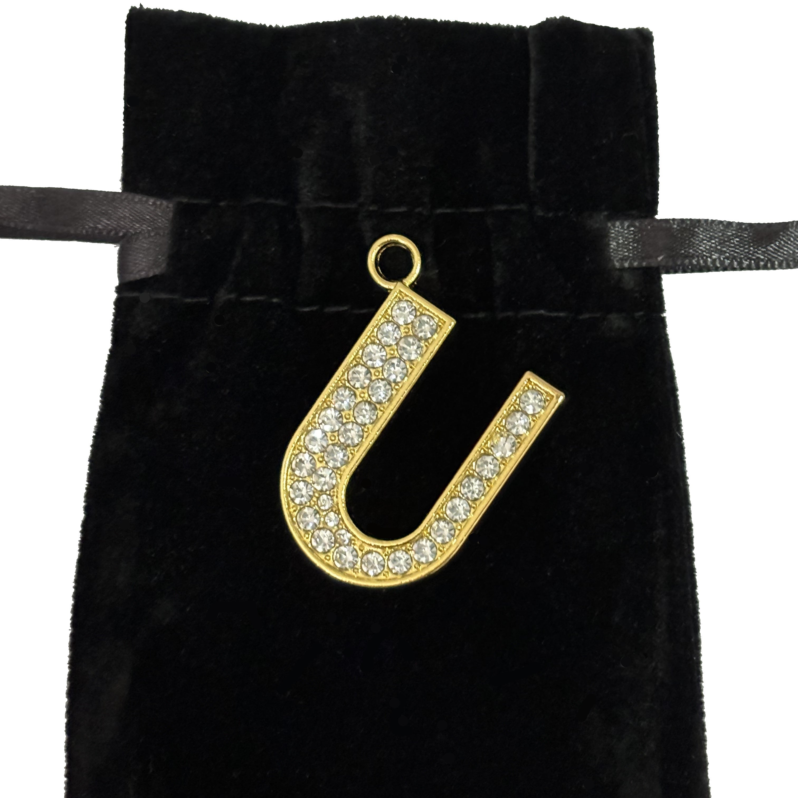 Dog Collar Rhinestone Letters