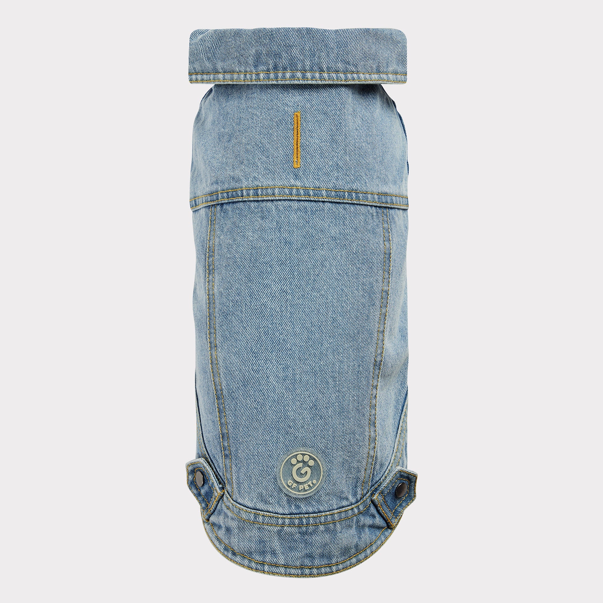 denim dog jacket