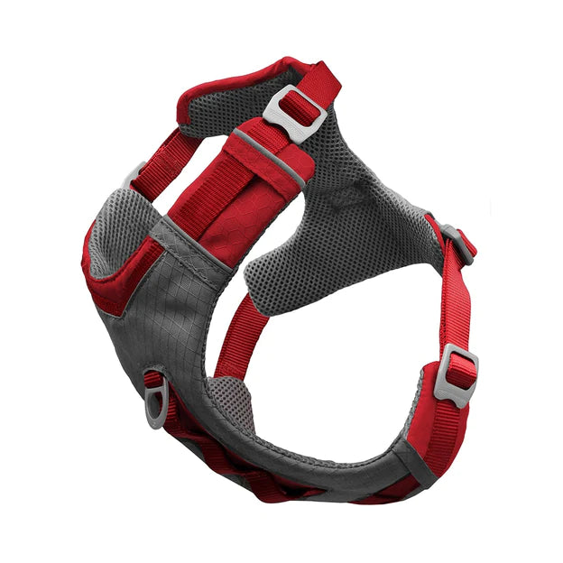 large dog harness red