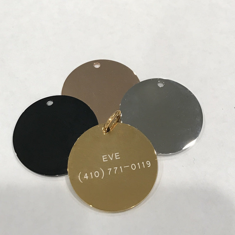 Engraved ID Tag