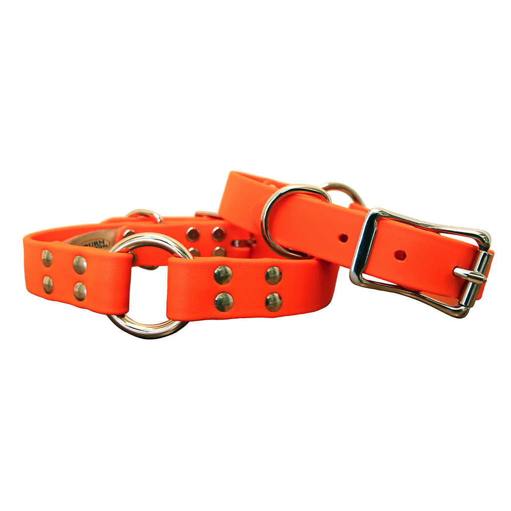 hunter orange center ring dog collar