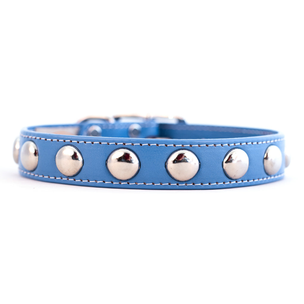 Silver Studded Dog Collar