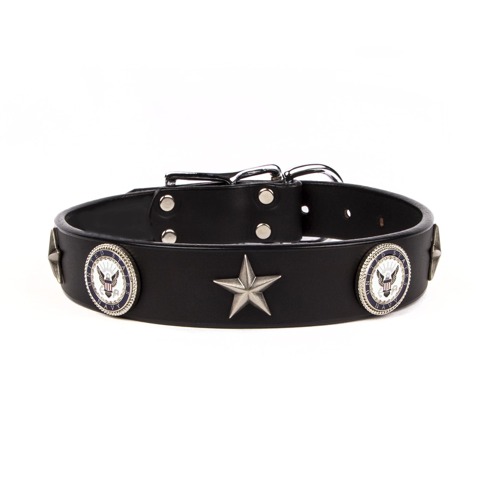 us navy emblem dog collar