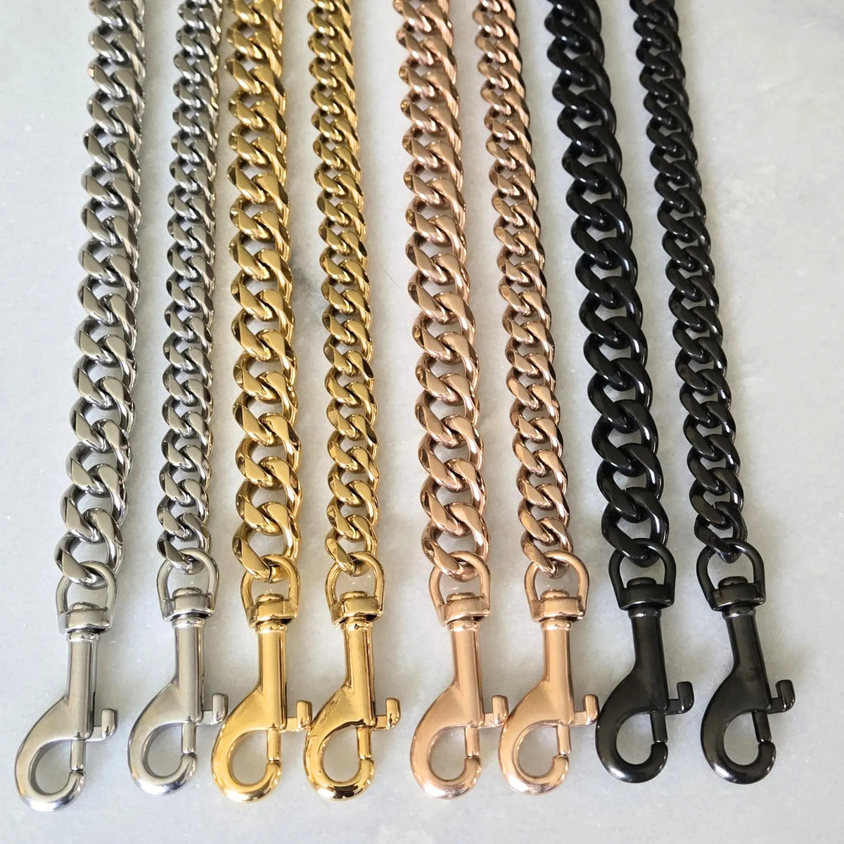cuban link dog chain leash