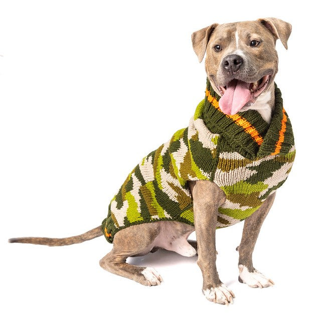large dog sweater camo