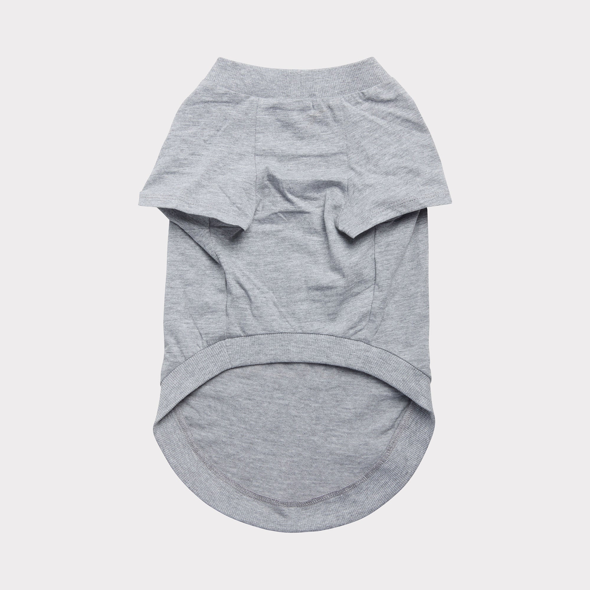 Graphic Tee Dog T-Shirt - Grey