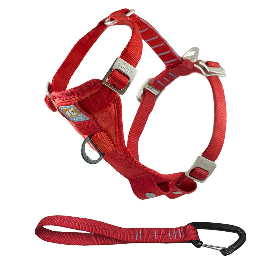 Red Enhanced Strength Trufit Dog Harness