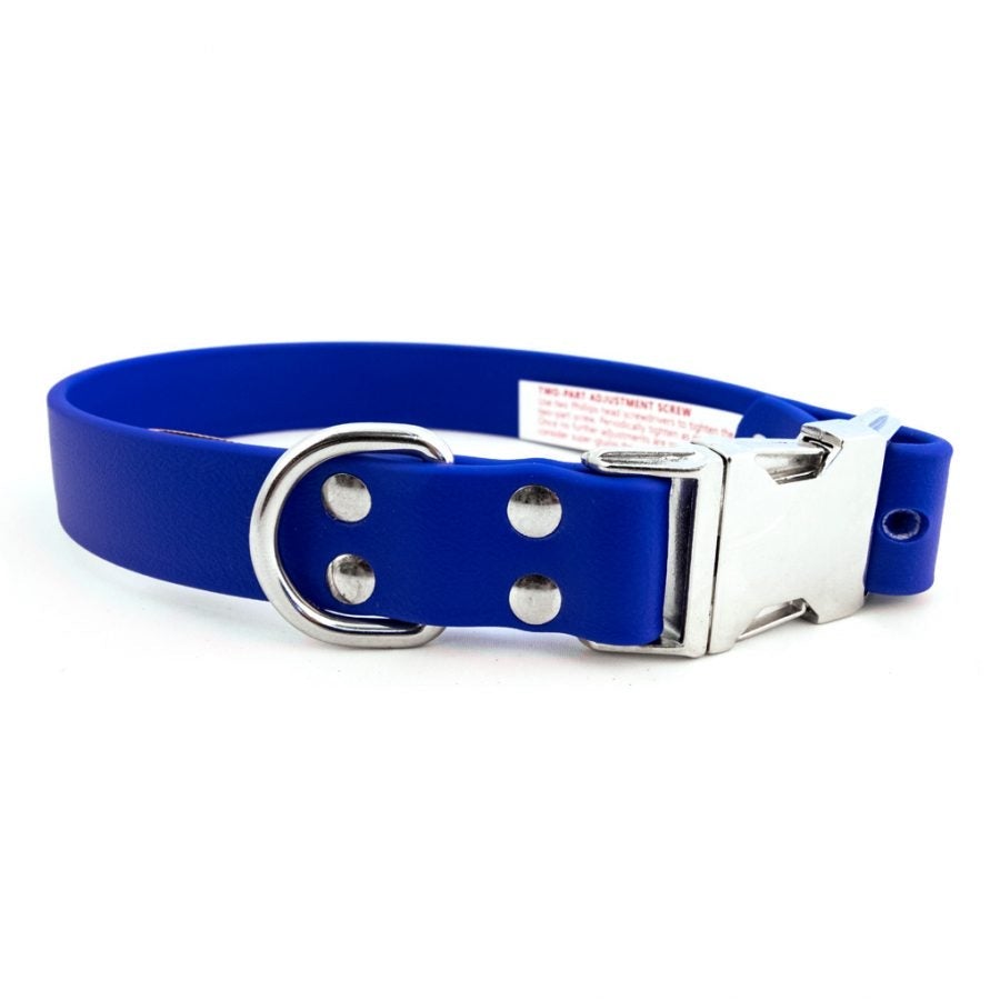 waterproof blue dog collar